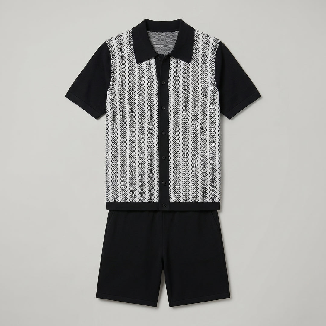 Dorian Jacquard Knit Set