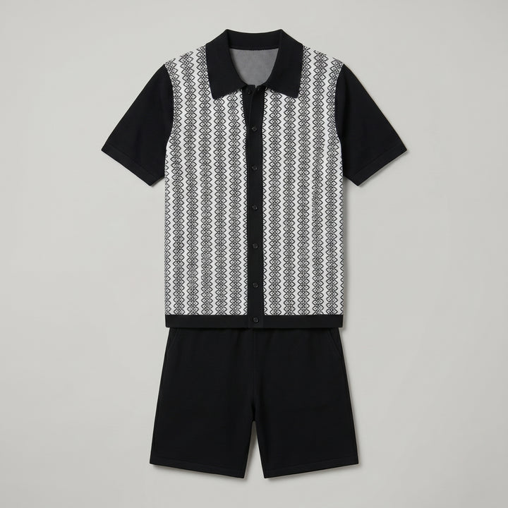 Dorian Jacquard Knit Set