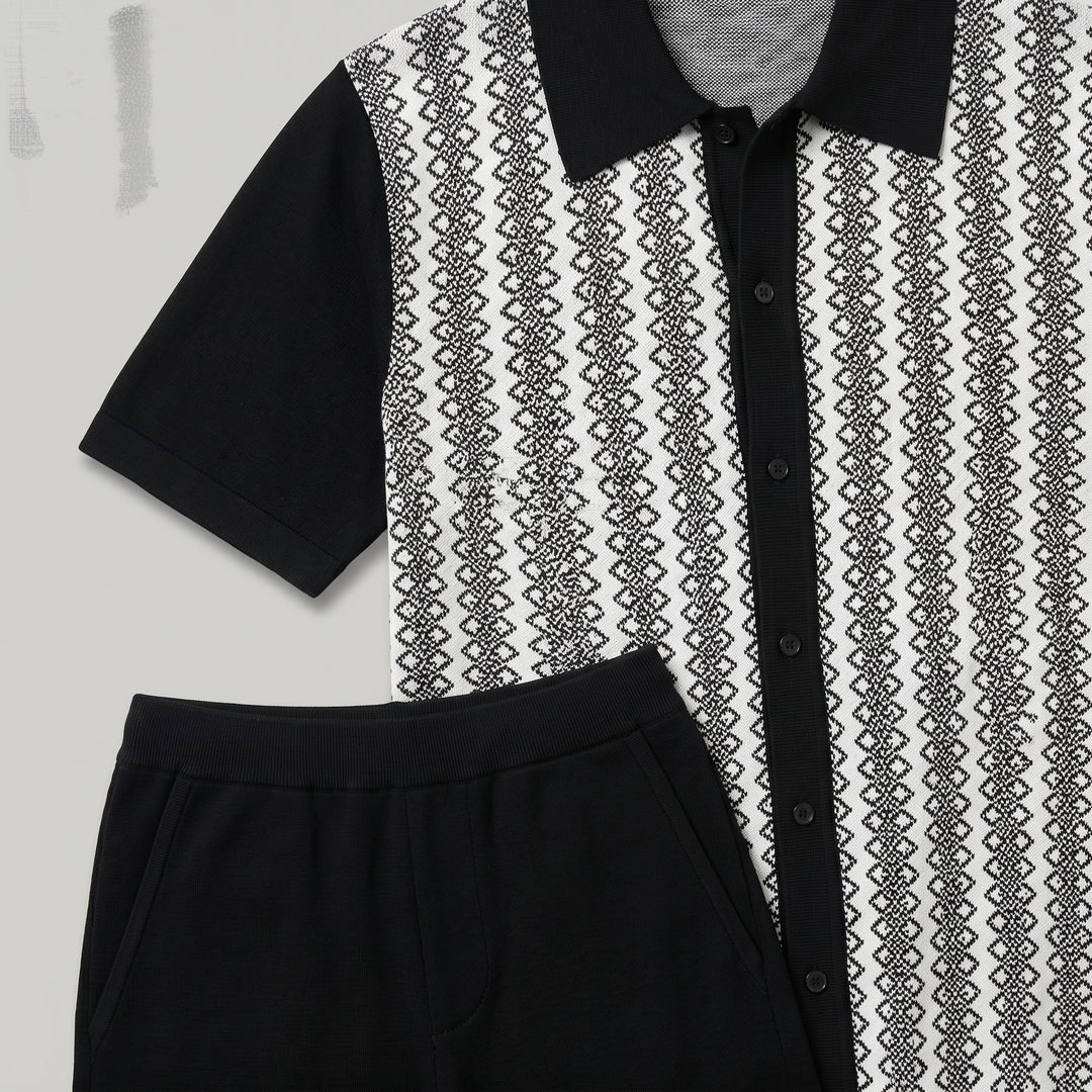 Dorian Jacquard Knit Set