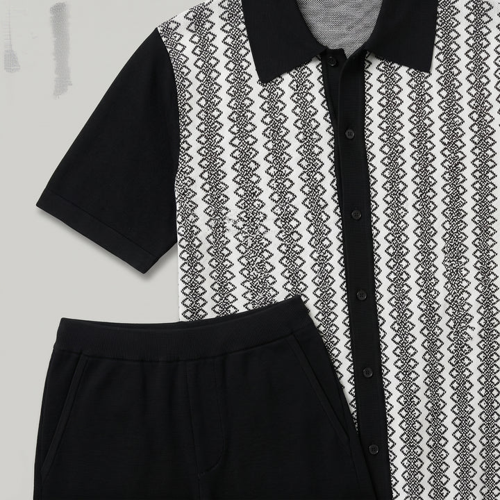 Dorian Jacquard Knit Set