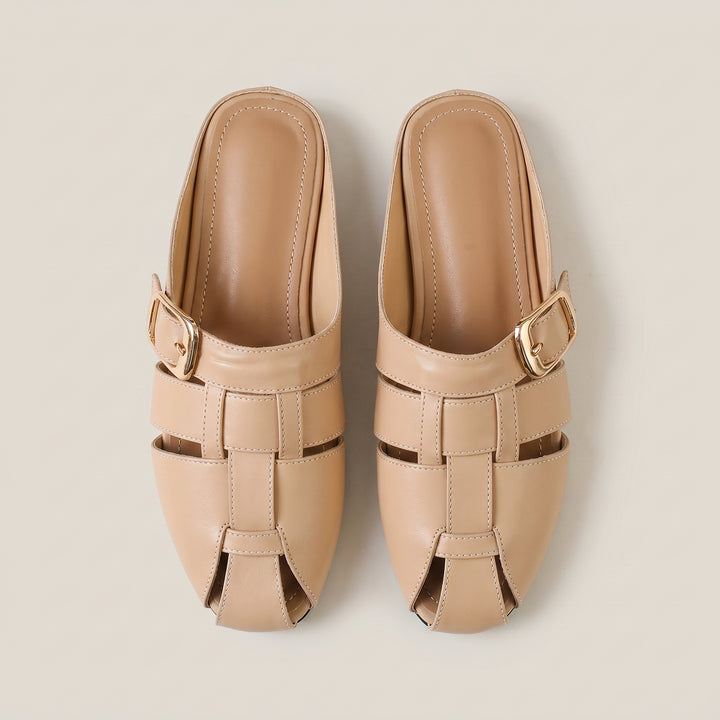 Sienna Buckle Mule Sandal