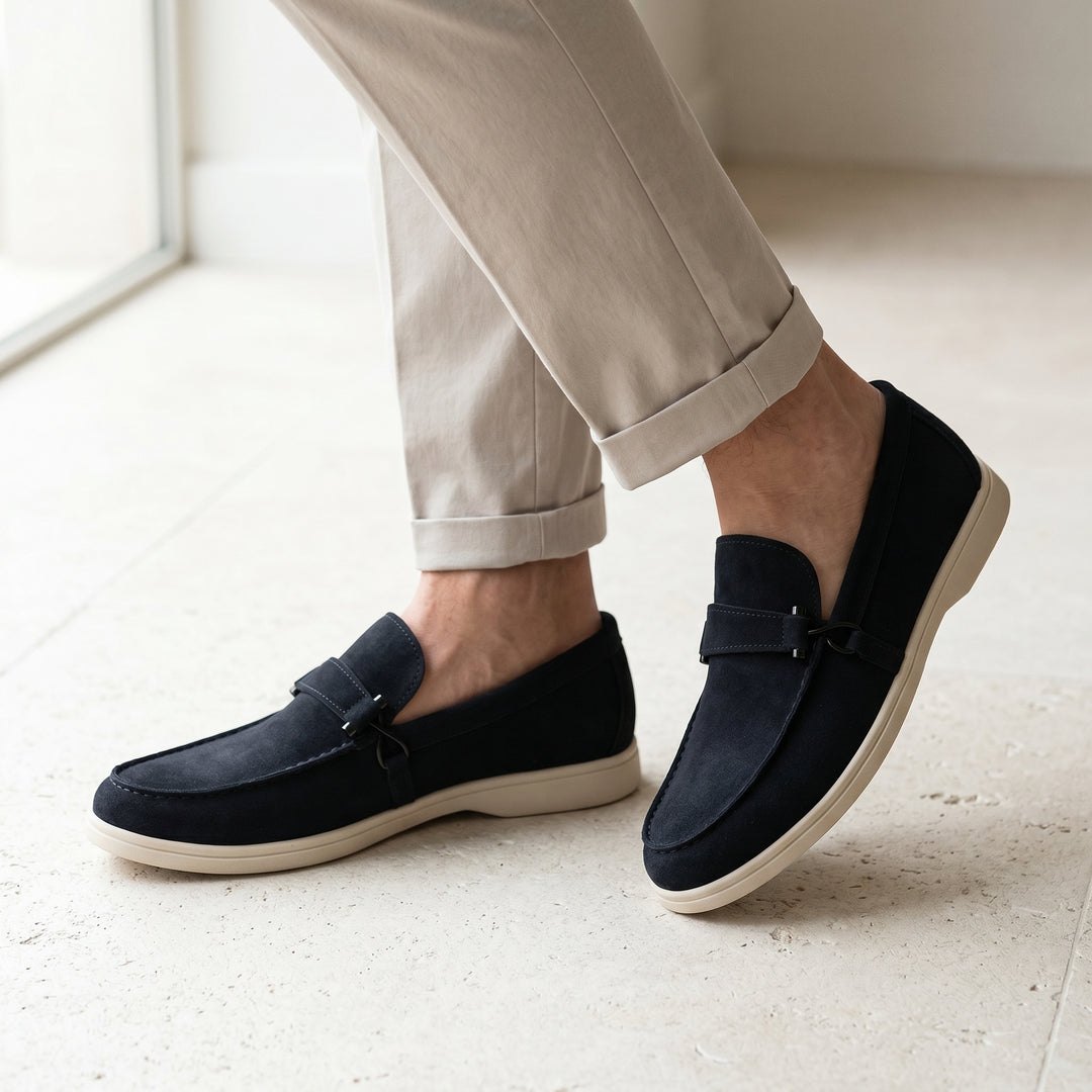 Matteo Suede Bit Loafer