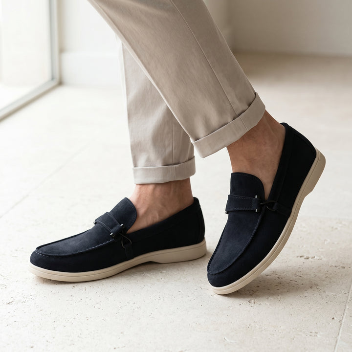 Matteo Suede Bit Loafer